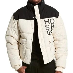 HUDSON Stylish Men's Puffer Jacket Sz L